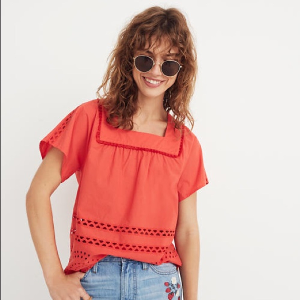 Cute madewell shirt top
